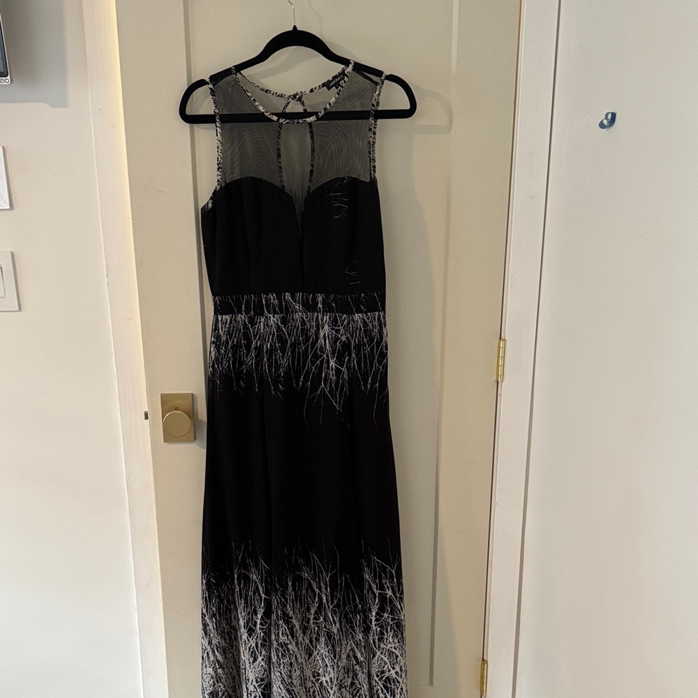 Revolve maxi dress with mesh